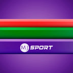 Pack de 4 ligas de resistencia MJ Sport con bolsa de transporte