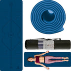 Tapete de yoga MJ Sport azul de TPE 6mm antiderrapante — imagen 6
