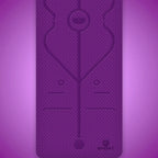 Tapete de yoga MJ Sport morado de TPE 6mm antiderrapante — imagen 2
