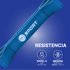 Liga de resistencia MJ Sport azul nivel 4 — imagen 2