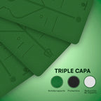 Tapete de yoga MJ Sport verde de TPE 6mm antiderrapante — imagen 3