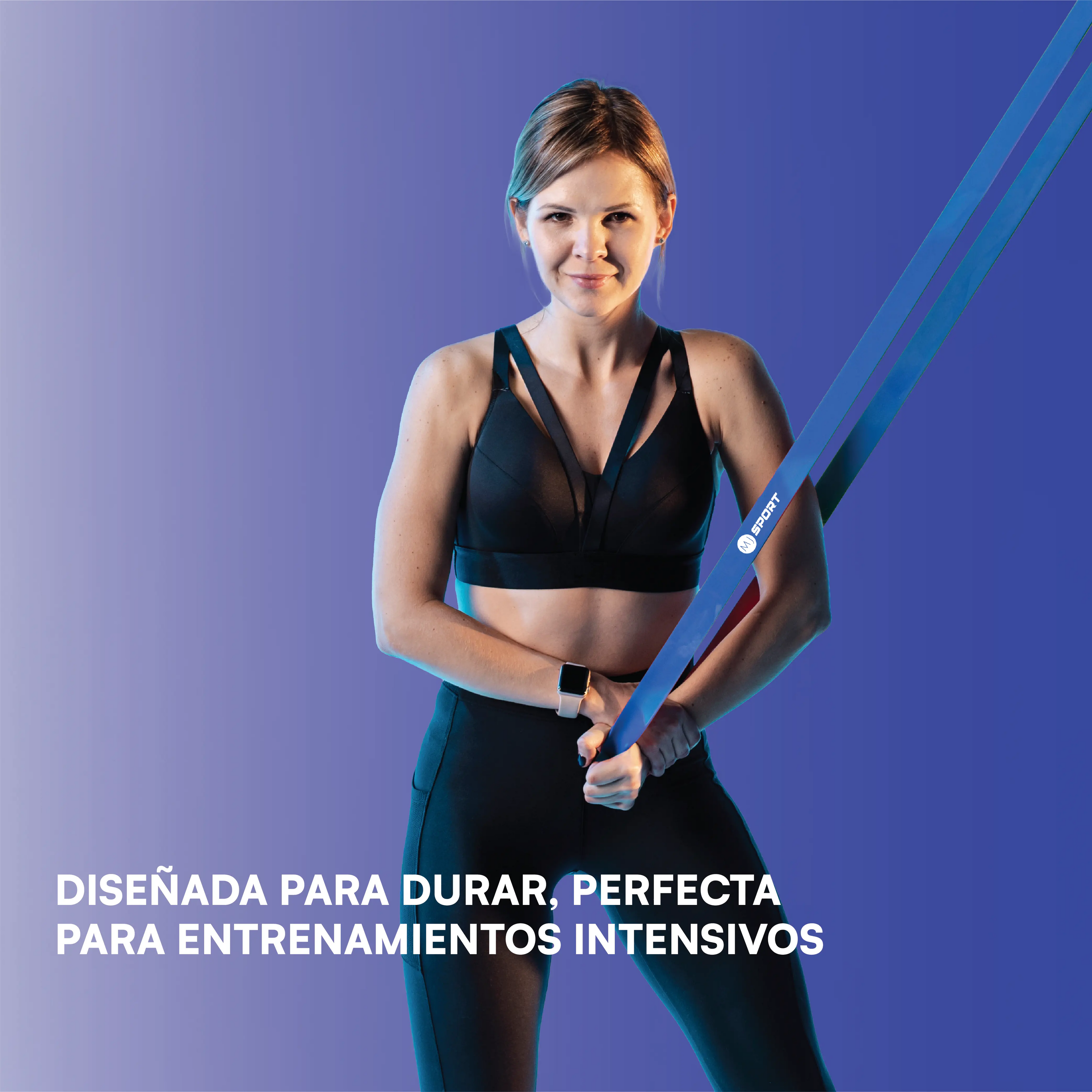 Liga de resistencia MJ Sport azul nivel 4 — imagen 3