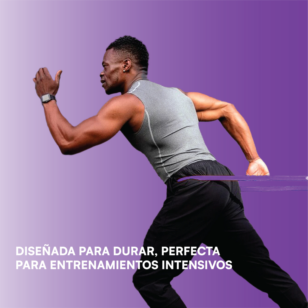 Liga de resistencia MJ Sport morada nivel 3 — imagen 3
