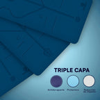 Tapete de yoga MJ Sport azul de TPE 6mm antiderrapante — imagen 2