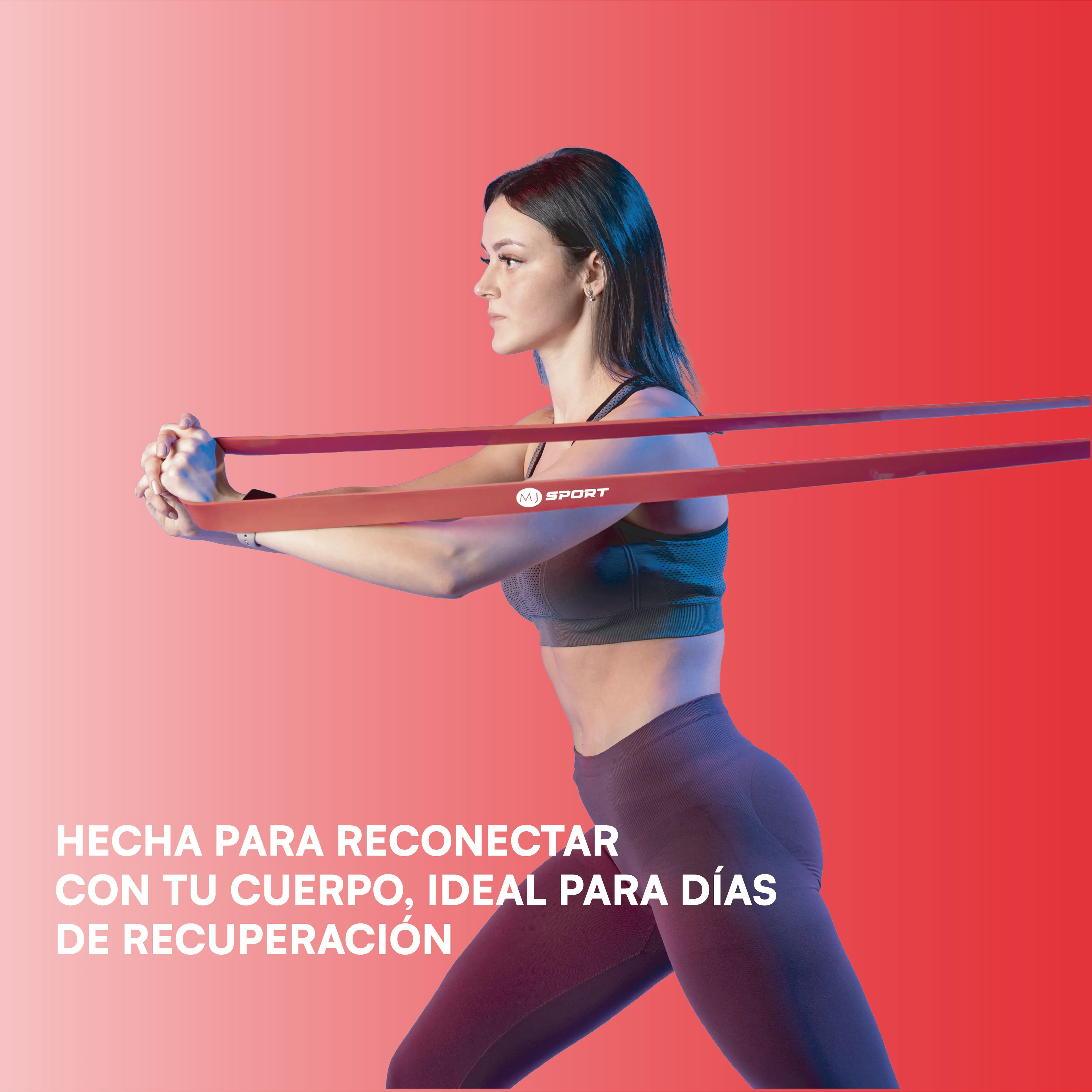 Liga de resistencia MJ Sport roja nivel 1 — imagen 3