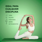 Tapete de yoga MJ Sport verde de TPE 6mm antiderrapante — imagen 5