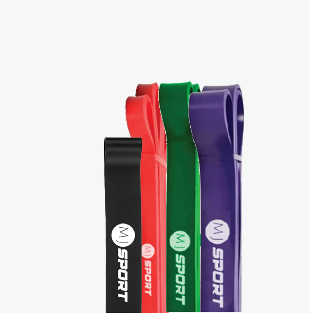 Pack de 4 ligas de resistencia MJ Sport con bolsa de transporte — imagen 7