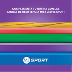Liga de resistencia MJ Sport morada nivel 3 — imagen 6
