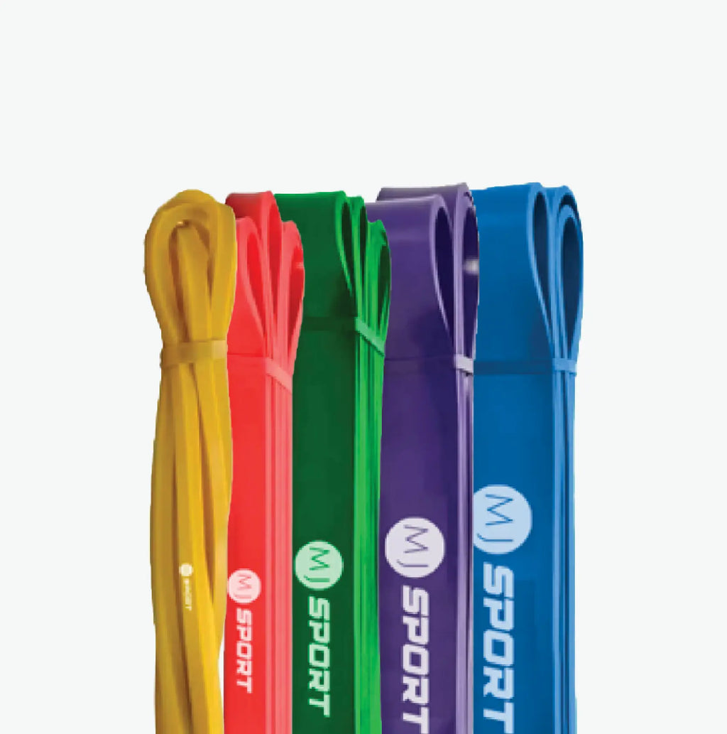 Pack de 5 ligas de resistencia MJ Sport con bolsa de transporte — imagen 8
