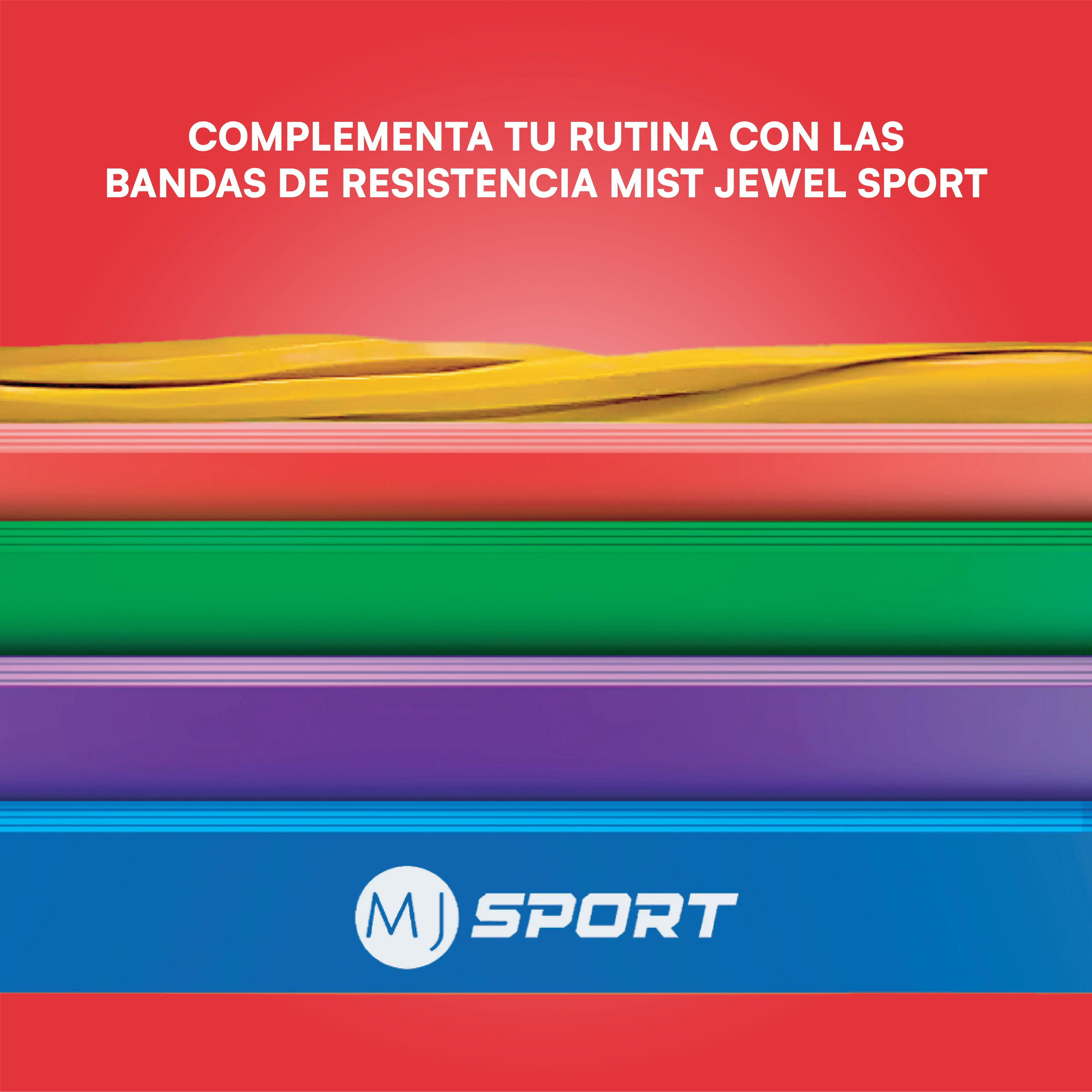 Liga de resistencia MJ Sport roja nivel 1 — imagen 6