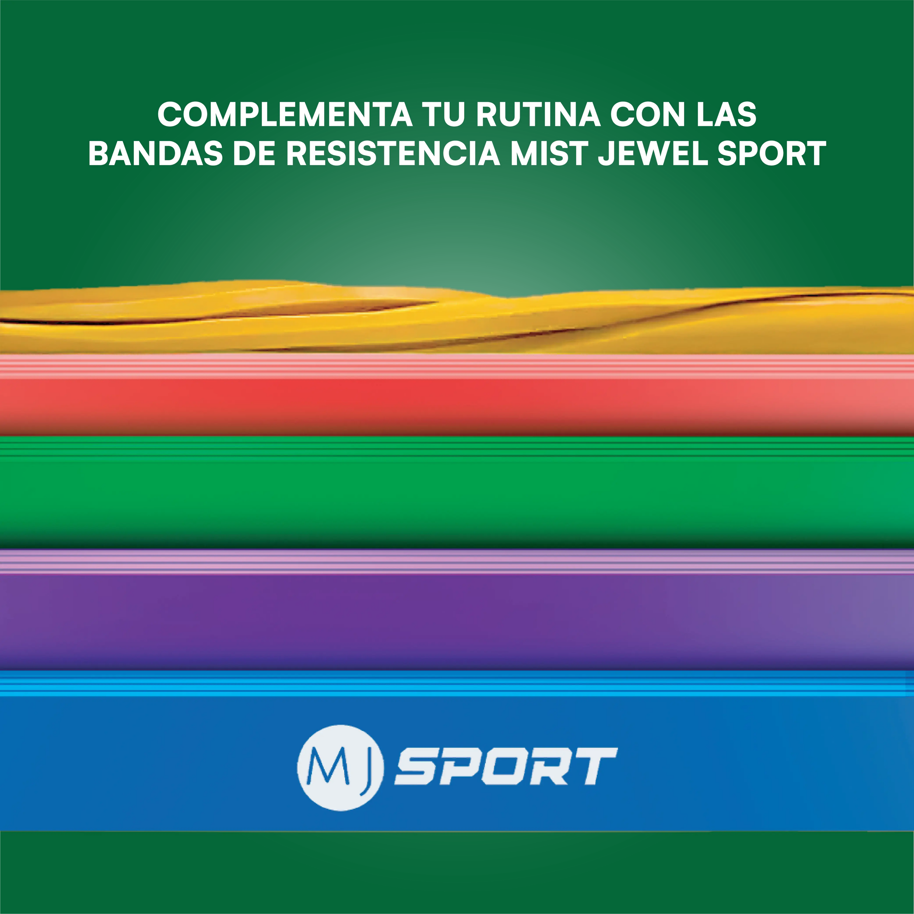 Liga de resistencia MJ Sport verde nivel 2 — imagen 6
