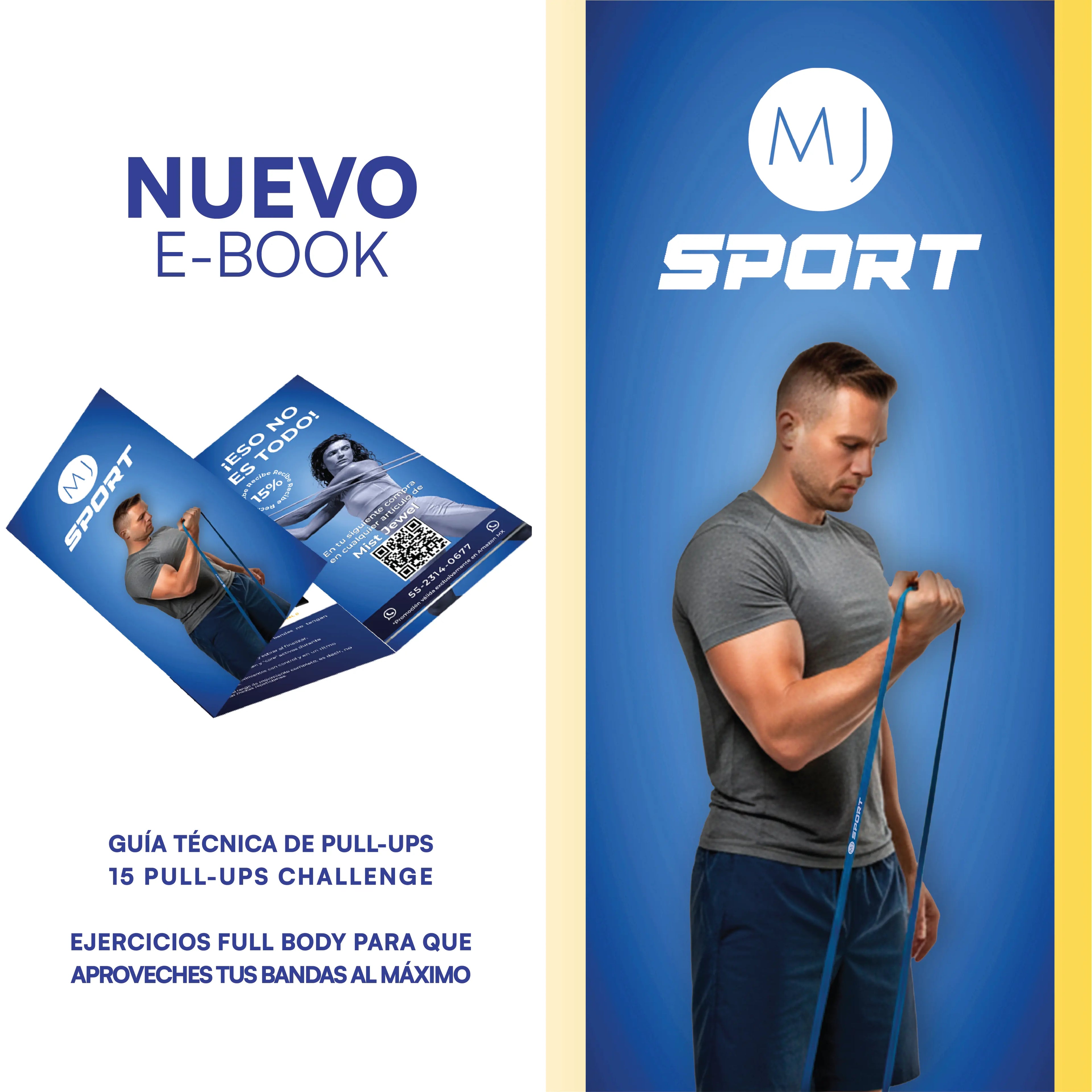Liga de resistencia MJ Sport amarilla nivel 0 — imagen 8