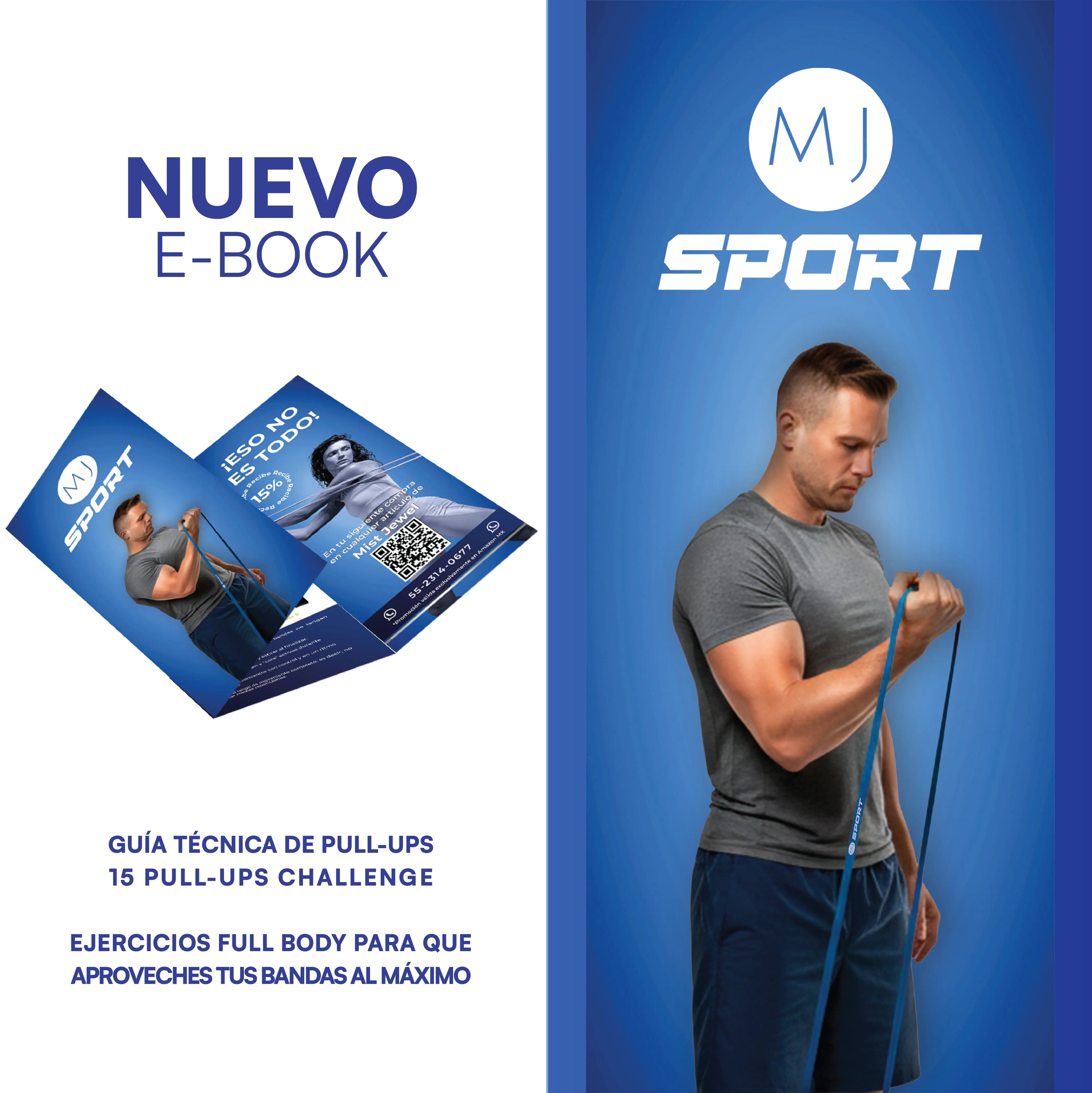Liga de resistencia MJ Sport azul nivel 4 — imagen 8