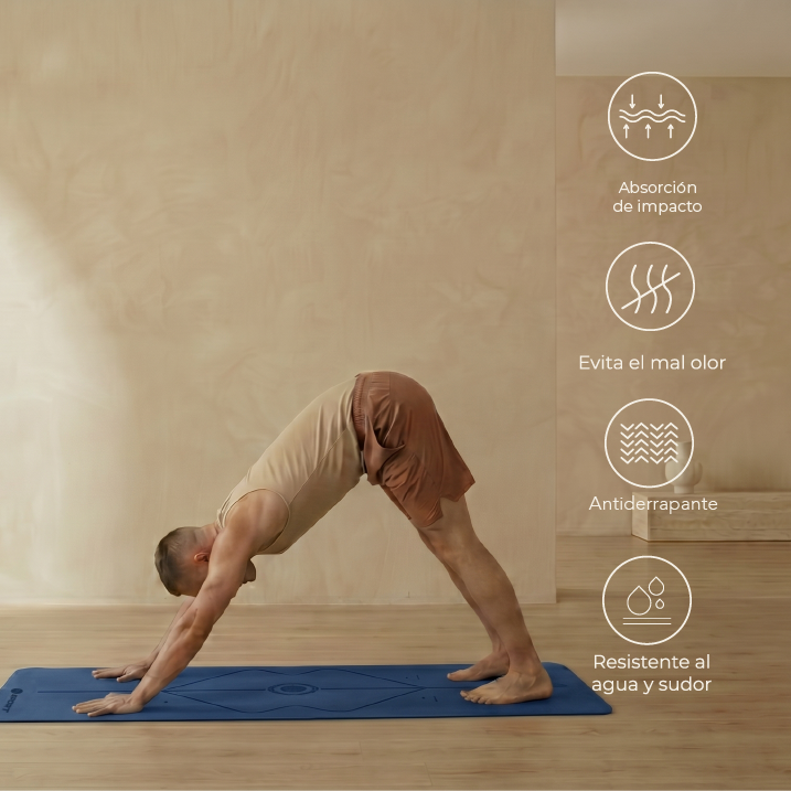 Tapete Azul Premium Yoga &amp; Entrenamiento