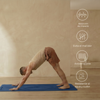 Tapete Azul Premium Yoga &amp; Entrenamiento