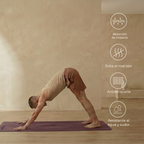 Tapete Morado Premium Yoga &amp; Entrenamiento